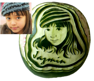 Watermelon Picture Carving
